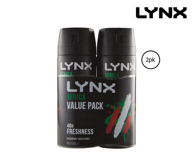 Lynx Body Spray 2 x 106g