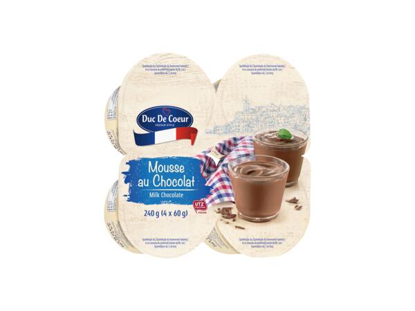 Mjölkchokladmousse