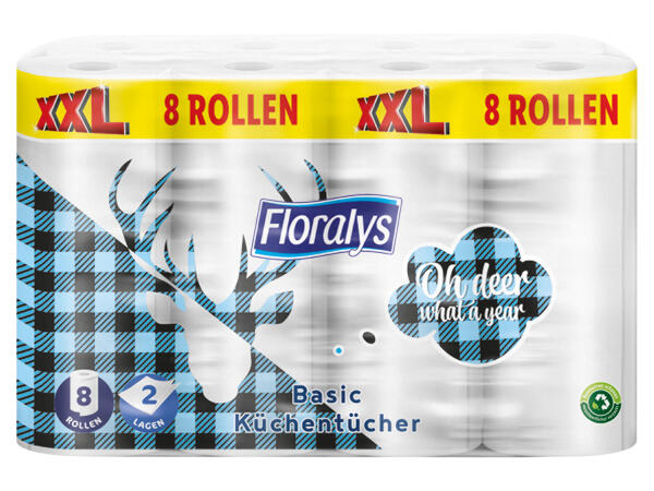 Küchentücher mit Motiv 8x 64 Blatt