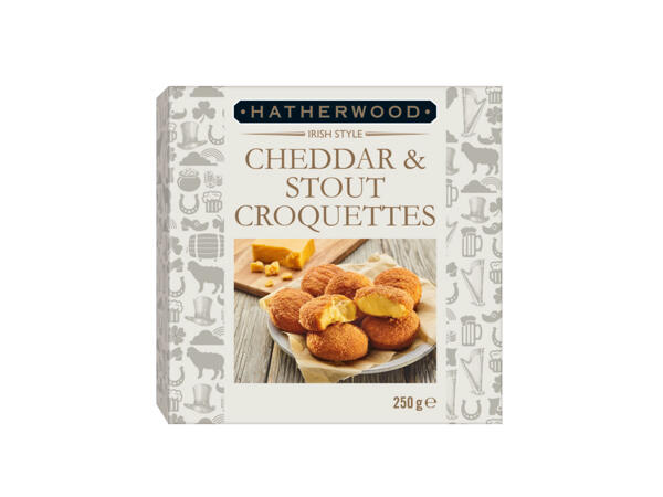 Cheddar- & Guinnesskroketter