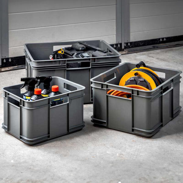 Aufbewahrungsbox aus recyceltem Kunststoff