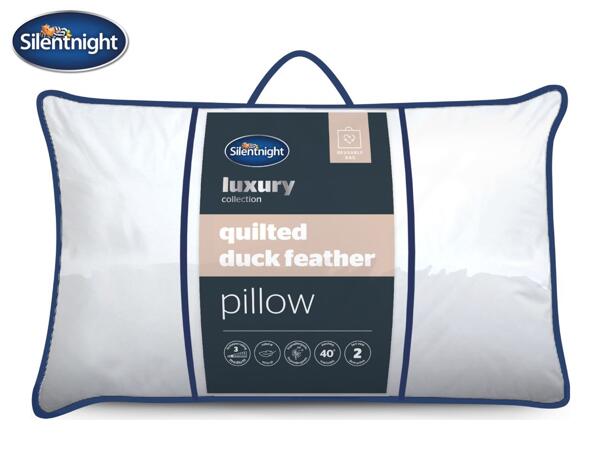 Silentnight Quilted Duck Feather Pillow