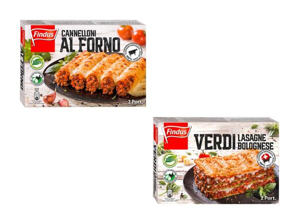 Findus Lasagne/​Cannelloni​