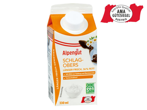 Schlagobers länger frisch