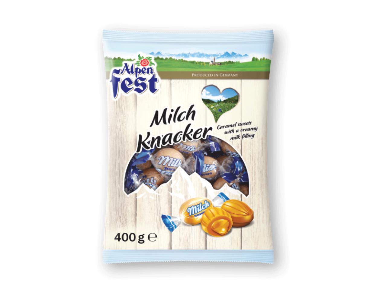 ALPENFEST Caramel Sweets with Creamy Filling