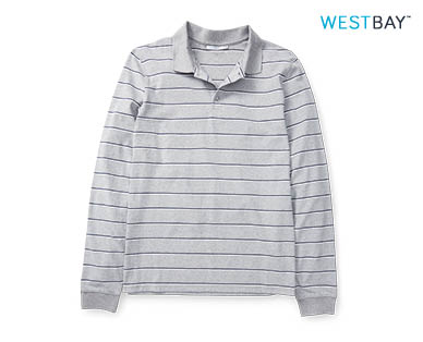 Men's Long Sleeve Rugby Polo