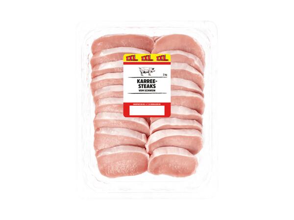 Frische Karreesteaks