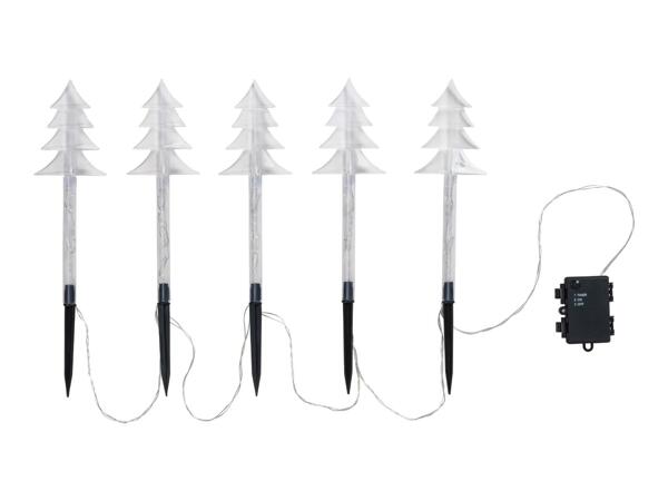 Livarno Home LED Tree Stake Lights - 5 Pack