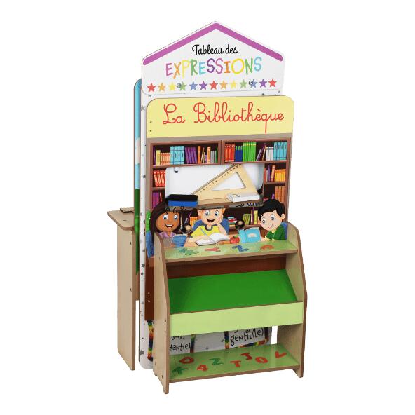 TOYLINO(R) 				Klappbares Rollenspiel aus Holz 2-in-1