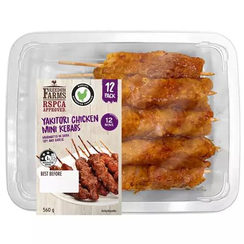 RSPCA Approved Chicken Yakitori Kebab 12 Pack 560g