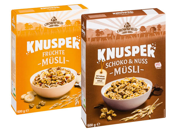 CROWNFIELD Knusper-Müsli