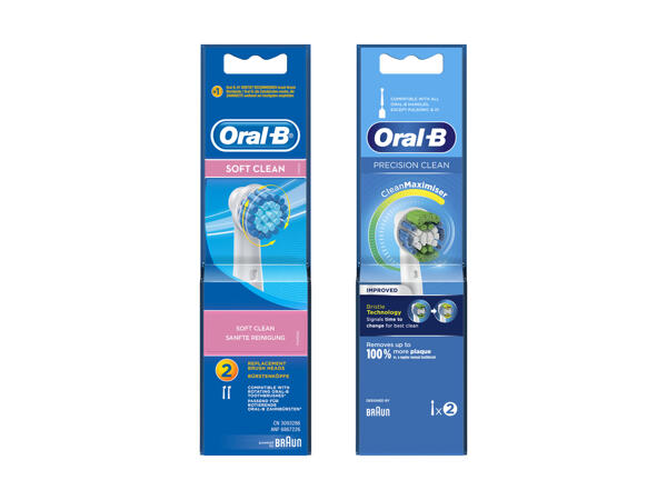 Têtes de brosse à dents Oral-B Precision Clean et Soft Clean