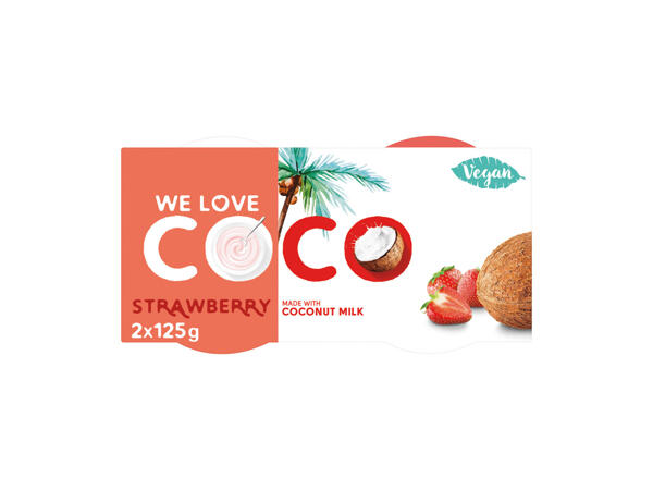 Vegan Coconut Milk Fruit Pots