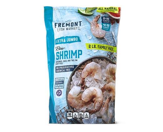 Fremont Fish Market 
 Extra Jumbo EZ Peel Raw Shrimp