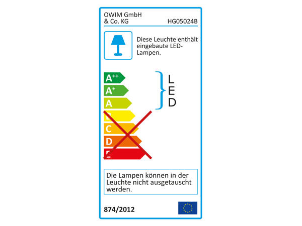 LIVARNO(R)LUX LED-Wand-/Deckenleuchte