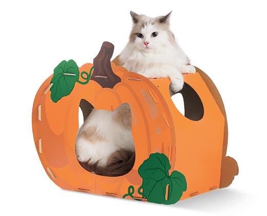 Heart to Tail Halloween Cat Scratching Playhouse