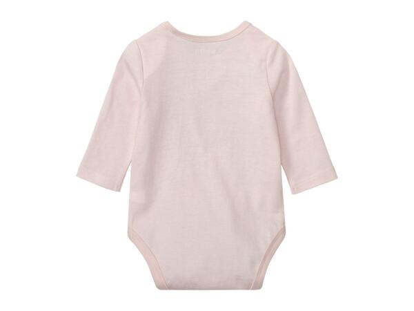 Lupilu Baby Long-Sleeve Bodysuits - 3 Pack Red