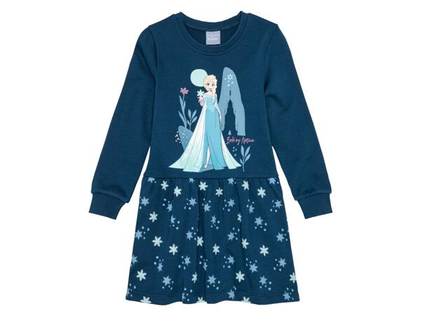 Girls' sweatshirt dress "Frozen"
