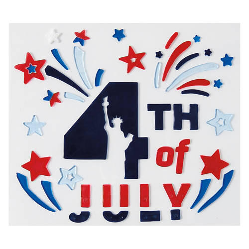 Americana Gel Clings - 4th Of July American Flag