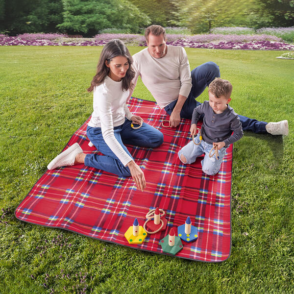 Isolierte Picknickdecke mit Alu-Rückseite