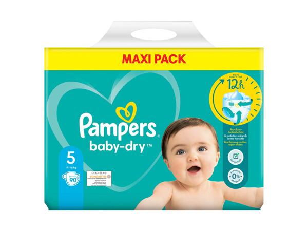 Couches Pampers baby-dry taille 5