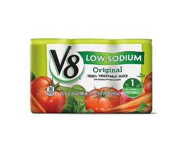 Campbell's V8 100% Juice 6 Pk Regular or Low Sodium