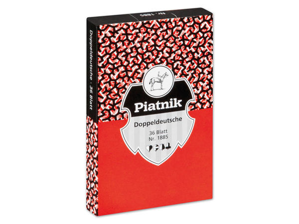 PIATNIK(R) Doppeldeutsche Spielkarten, 36 Blatt
