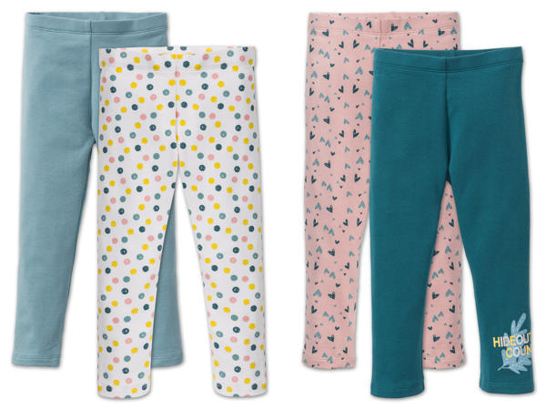 LUPILU(R) Mädchen Leggings, 2 Stück