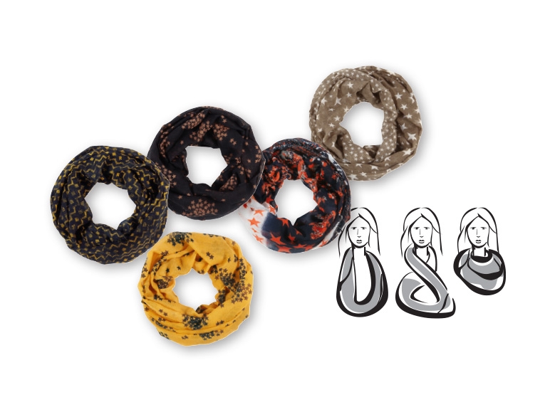 Esmara 80x55cm Ladies' Loop Scarf