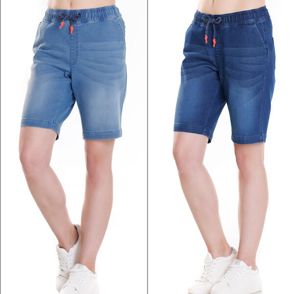 Jogg-Denim Bermuda