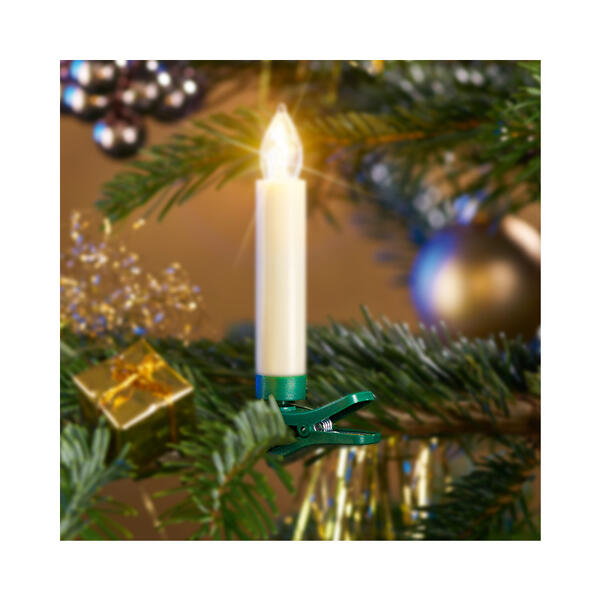 20 kabellose LED-Weihnachtskerzen