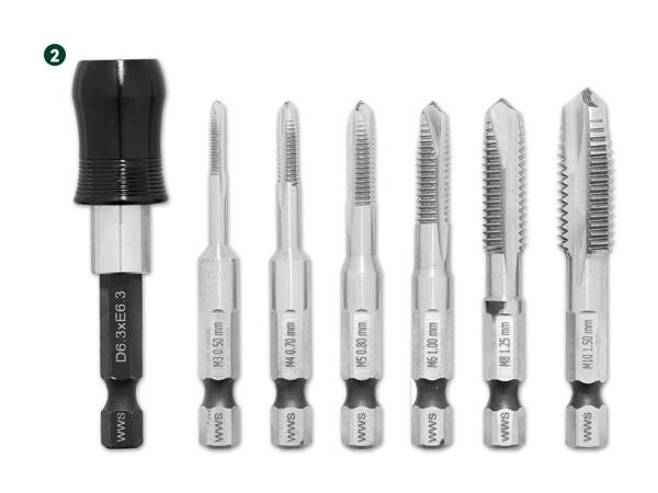 Bohrer- und Gewindebohrer-Set