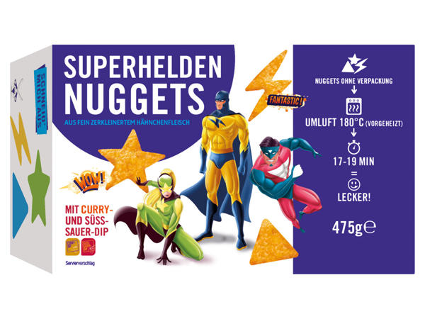 Hendl-Nuggets mit Dip 475 g
