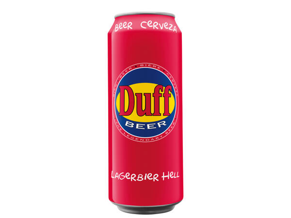Duff Lager Beer