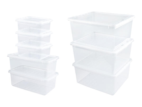 Livarno Home Plastic Storage Box Set