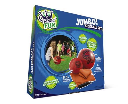 King of Fun 
 Jumbo Kickball Set