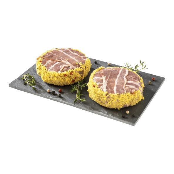 Burger au fromage et au lard, 2 pcs