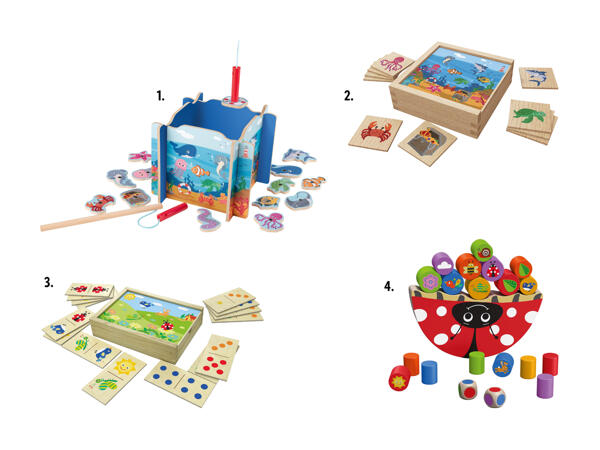 Set de jeux en bois