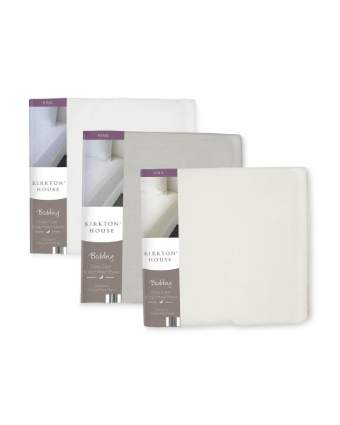 Easy Care King Fitted Sheet