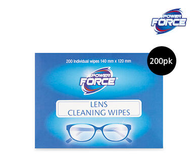 Lens Cleaning Wipes 200pk