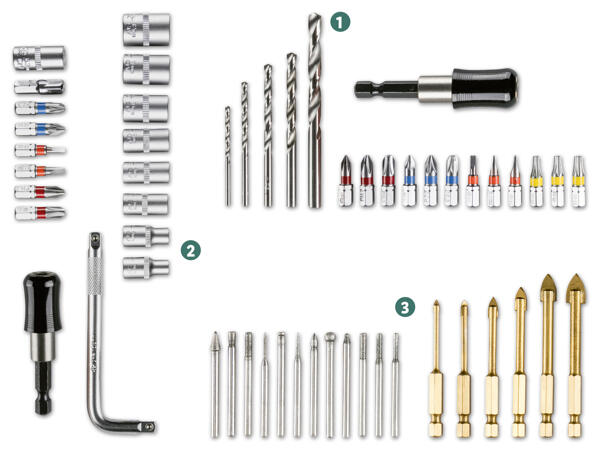 Bit-/Bohrer-/Stecknuss-Set