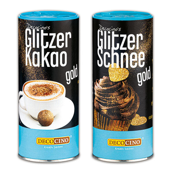 Glitzer Kakao / Glitzer Schnee