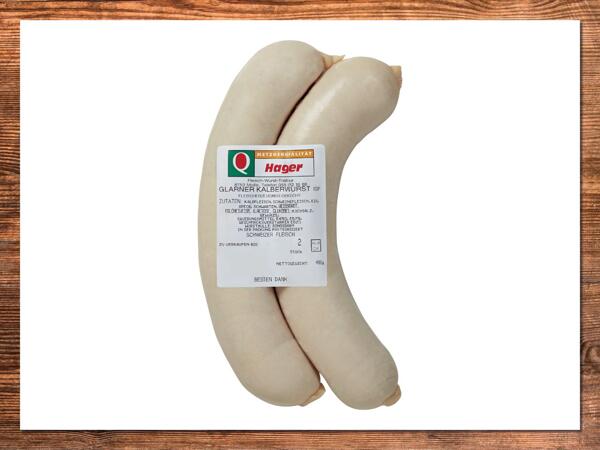 Saucisses de veau "Glarner Kalberwurst" IGP