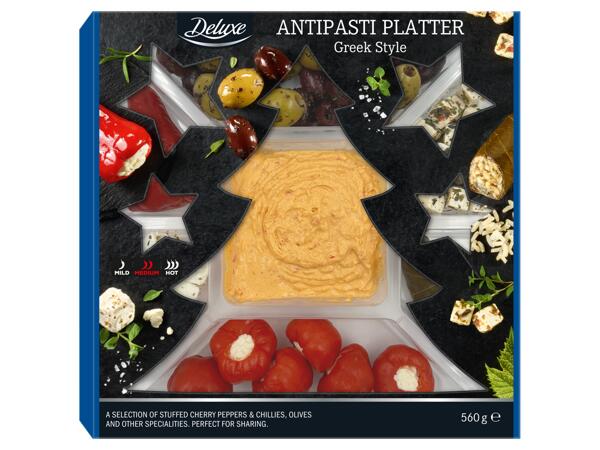 Greek Style Antipasti Platter