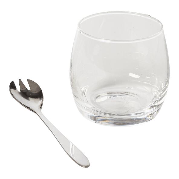 CROFTON(R) 				Gläser für Appetithäppchen mit Göffeln, 12-teilig