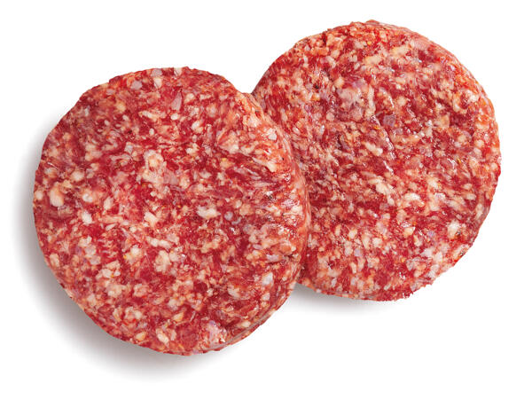 Frische Kalbs- oder Ochsenburger