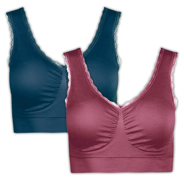 Seamless-BH mit Spitze 2er-Pack