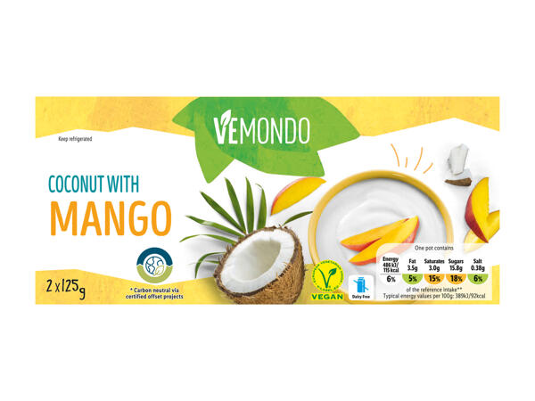 Just Free Dairy Free Coconut Pots