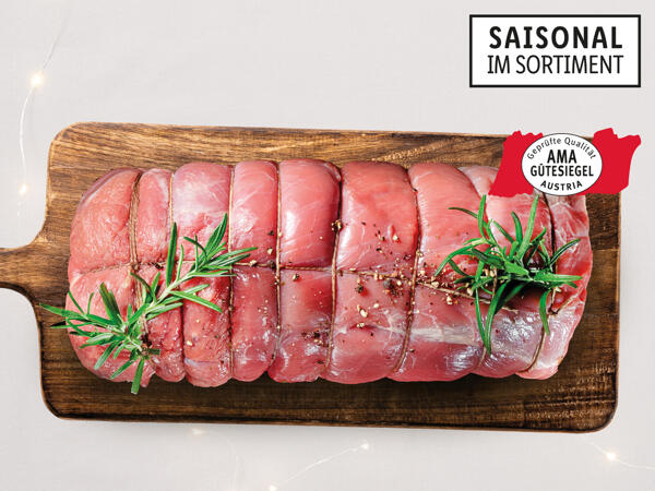 Frischer Kalbsrollbraten