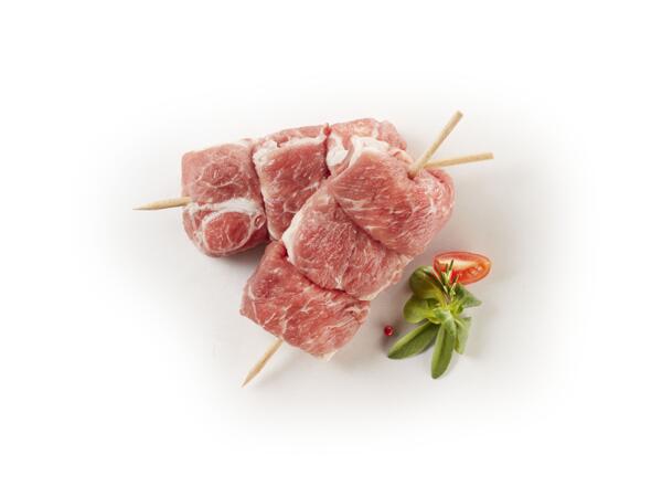 Pork and Cheese Skewers